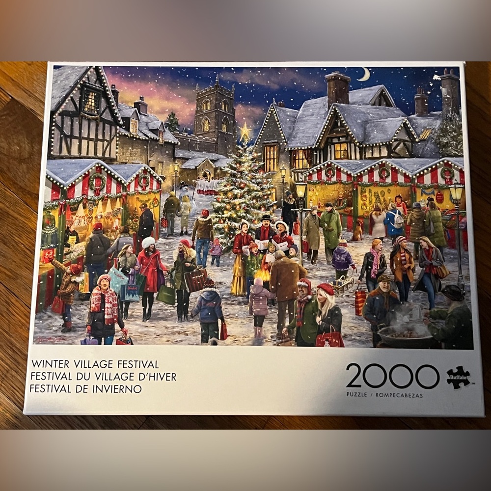 Winter Village Festival Buffalo 2000 Puzzle New